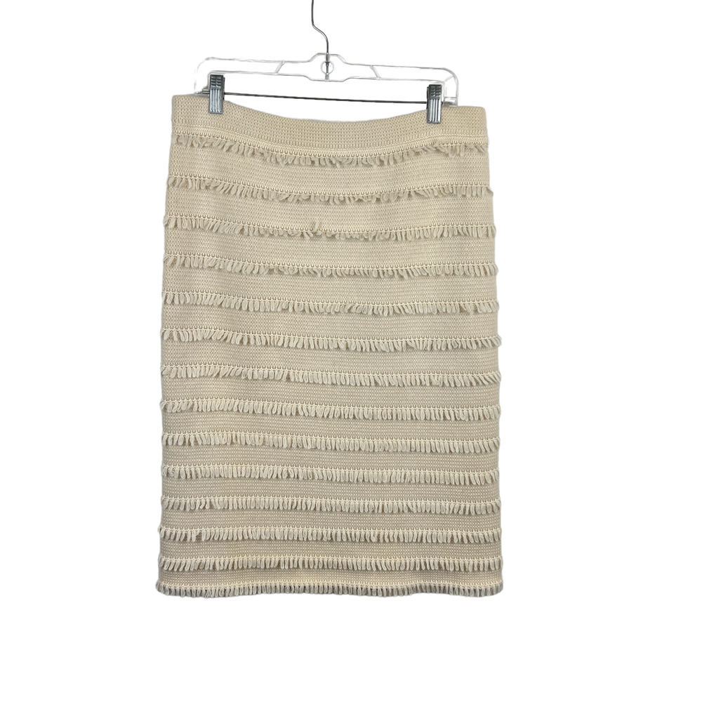 J. Crew Knit Pencil Skirt in Fringe Stripe